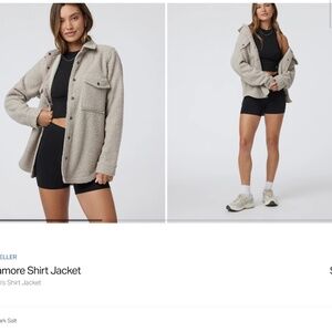 Vuori Sherpa Fleece Jacket NWOT